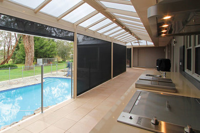 Contemporary patio in Canberra - Queanbeyan.