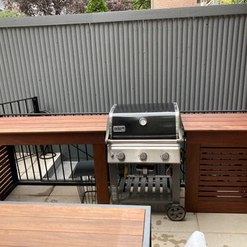Harlem family backyard