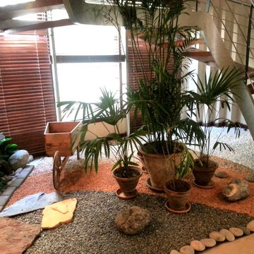Mrs. Sajjid (under the stairs (zen garden)