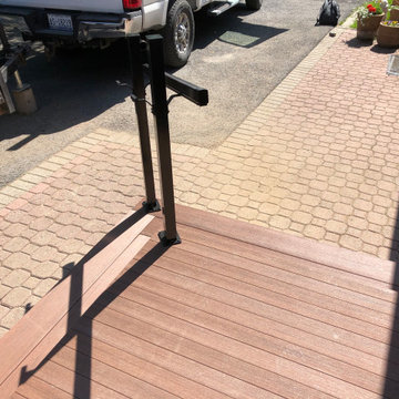 Azek tongue and groove mahogany