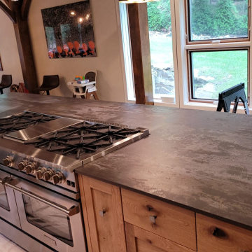 Dekton Kitchen Coutnertops with Waterfall
