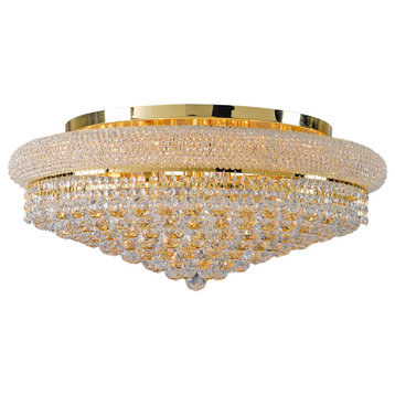 Artistry Lighting Primo Collection Flush Mount Chandelier 42", Gold