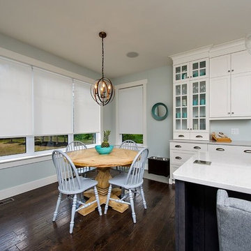 Solar shades in Moncton Craftsman Home