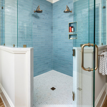 Primary Bathroom at 4208 Water Oak by Pike Properties - Charlotte Custom Home Bu
