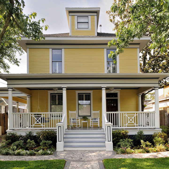 75 Yellow Exterior Home Ideas You'll Love - November, 2025 | Houzz