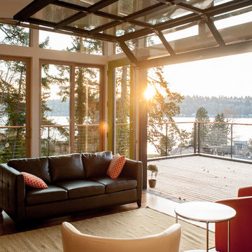 Kenmore hillside house