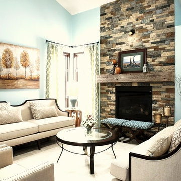 Visiting Room Fireplace