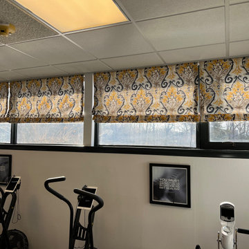 Roman Shades - operational and faux