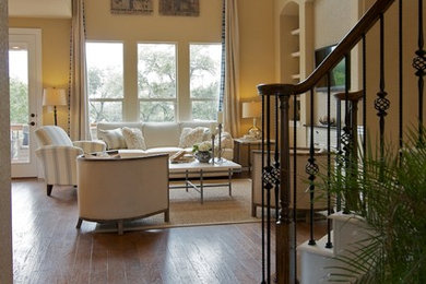 Inspiration for a timeless living room remodel in Austin