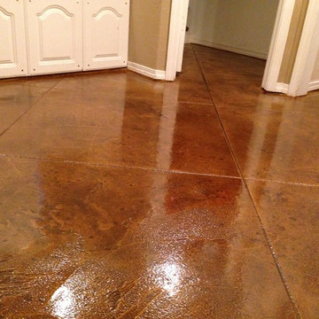 Concrete Flooring - Italian Slate Tile pattern