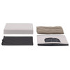 Offex Home Collapsible Pet Bed and Foldable Ottoman, Gray