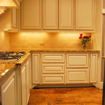 Brown Kitchen Renovation Project