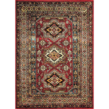 nuLOOM Indoor/Outdoor Transitional Medieval Randy Area Rug, Red 12'x15'