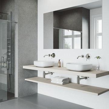 Brushed Nickel Bathroom Collection