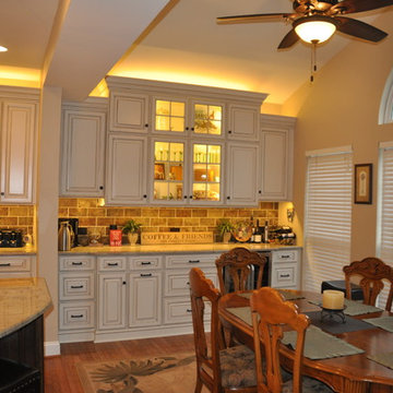 Warm and Welcoming Kitchen and Serving Area