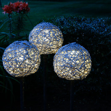 Plumbing Pipe Solar Globe Lamps