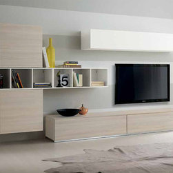 Italian Wall Unit Exential Y50 by Spar - $3,699.00 - Entertainment Centers And Tv Stands