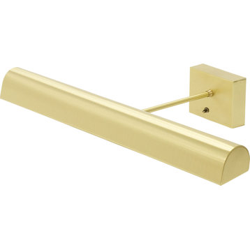 Battery Operated Traditional Led Picture Light - Satin Brass