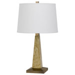 Cal - Cal BO-2976TB Ravenna - 1 Light Table lamp - Refresh your space with this brown resin column stRavenna 1 Light Tabl Sand Stone Off-White *UL Approved: YES Energy Star Qualified: n/a ADA Certified: n/a  *Number of Lights: 1-*Wattage:150w E26 Medium Base bulb(s) *Bulb Included:No *Bulb Type:E26 Medium Base *Finish Type:Sand Stone