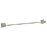 Designers Impressions - 400 Series Satin Nickel 24" Towel Bar - Series: 400 Series