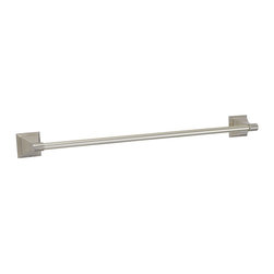 Designers Impressions - 400 Series Satin Nickel 24" Towel Bar - Towel Bars