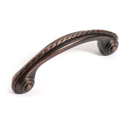 Dynasty Hardware - Rope Cabinet Pull Aged Oil Rubbed Bronze - Cabinet And Drawer Handle Pulls