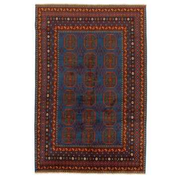 Oriental Rug Afghan Akhche Limited 10'2"x6'10"
