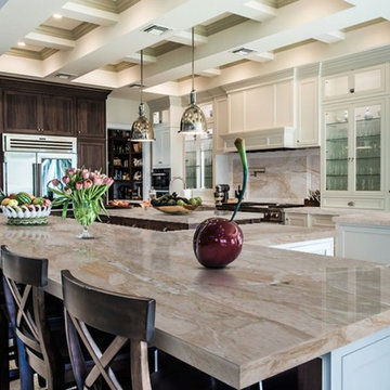 Breccia Oniciata Marble Kitchen