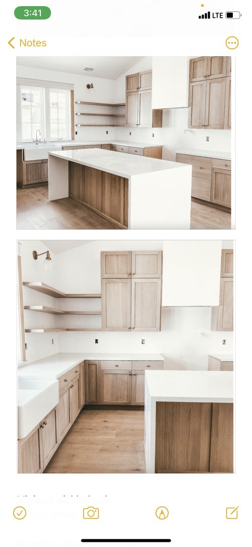 White Oak vs. Natural Maple