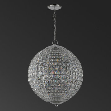 Safavieh Francois Small Crystal Chandelier Chrome