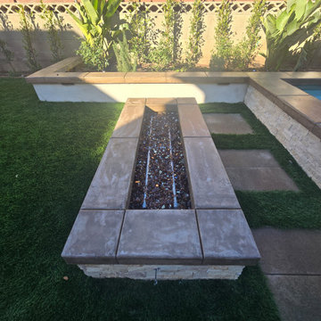 Backyard Remodel with New Spa - Seal Beach