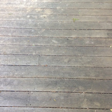 IPE deck refinishing (before picture).