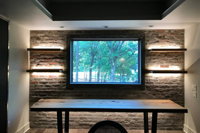 Example of a home office design in Other