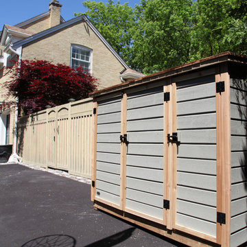 Shed for Garbage, Recycling and Green Bin