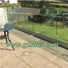 Framless Glass Railing.