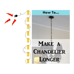 How to Make a Chandelier Longer - Products