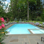 Inside Pool Spill-Over Spa - Traditional - Pool - New York - by Best ...