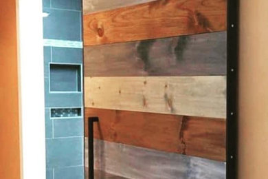Sliding Barn Door with a modern touch