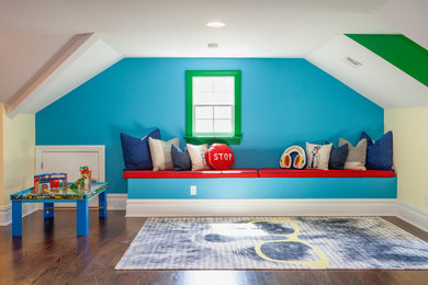 Eclectic home design photo in New York