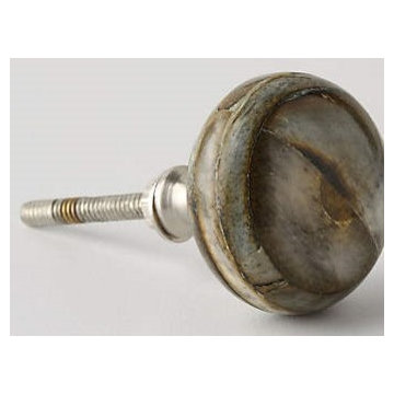 Beach House Kitchen - wooden cabinet hardware