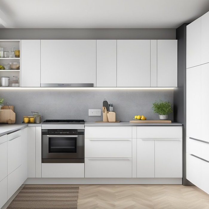 A modern looking kitchen
