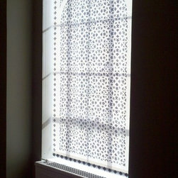 Delia Shades' "Moorish Arch" - Roller Shades