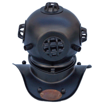 Iron Divers Helmet, Black, 8"