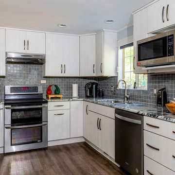 Contemporary Fish Tank Kitchen Design Richmond, VA