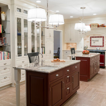 Elegant Colonial Kitchen in Point Ridge Farms-Camp Hill, PA