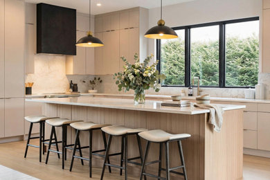 Kitchen - contemporary kitchen idea in Boston