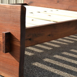 Live Edge Walnut King Size Bed - Bed Frames