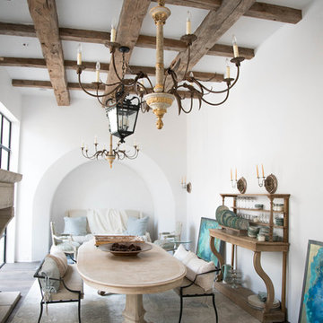 Reclaimed Beams With Post Oak