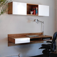 built in desk