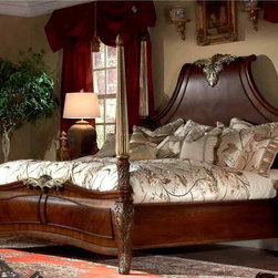 AICO Furniture - Imperial Court Panel Bed - 79000PN-40 - Panel Beds